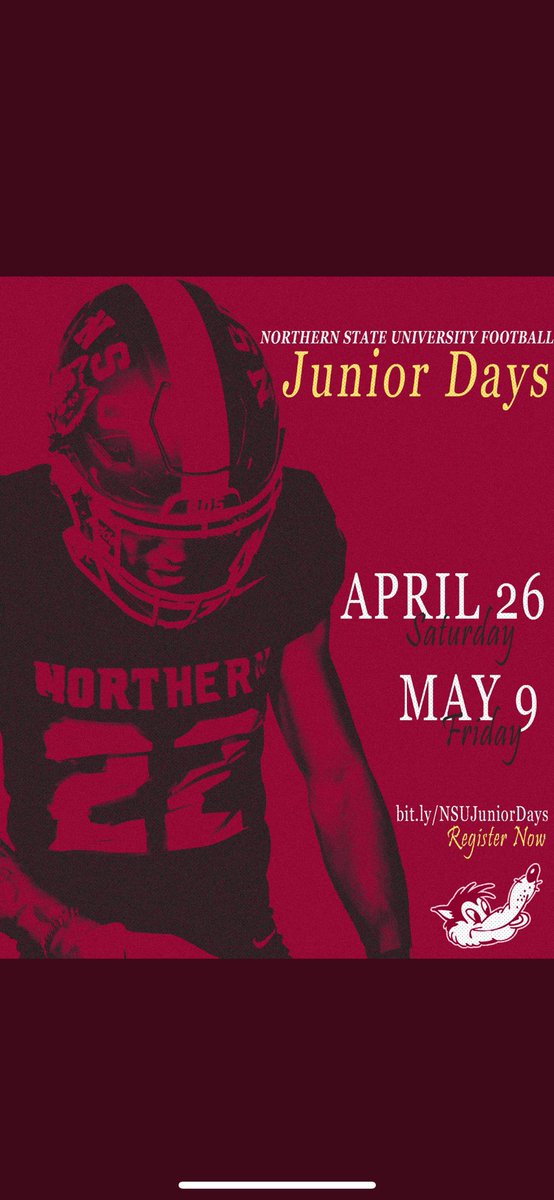 Thank you <a href="/JakeIery/">Jake Iery</a> for the Junior day invite! I hope to make it out to campus soon!
<a href="/GtownGridiron/">Germantown Gridiron Club</a>