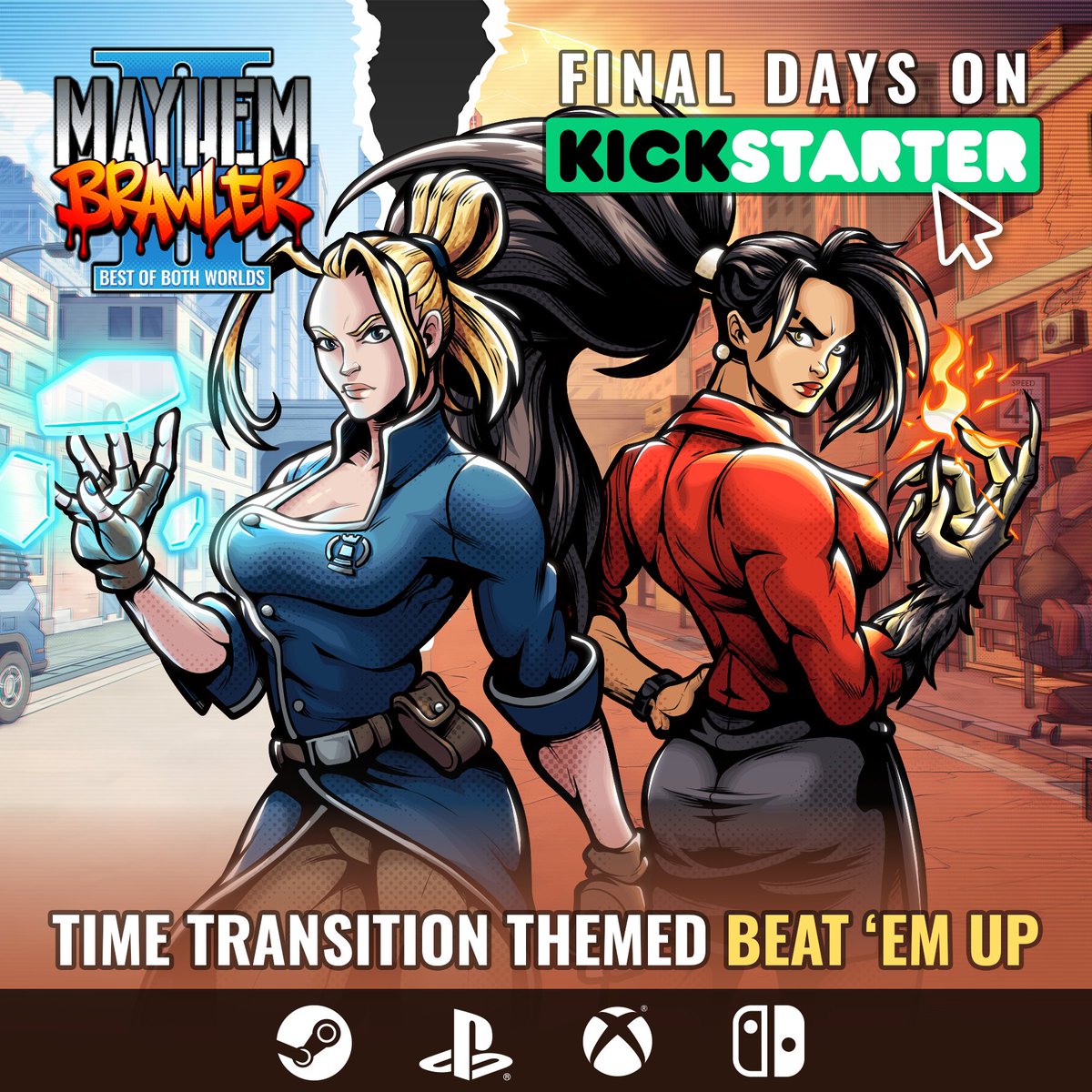 Hero Concept (@heroconcept) on Twitter photo ๐จ LAST 24 HOURS! ๐จ
This is your final chance to back Mayhem Brawler II: Best of Both Worlds on <a href="/Kickstarter/">Kickstarter</a>.
Don't let this one slip awayโpledge now! โก
๐ kickstarter.com/projects/herocโฆ
#IndieGame #BeatEmUp ๐จ LAST 24 HOURS! ๐จ
This is your final chance to back Mayhem Brawler II: Best of Both Worlds on <a href="/Kickstarter/">Kickstarter</a>.
Don't let this one slip awayโpledge now! โก
๐ kickstarter.com/projects/herocโฆ
#IndieGame #BeatEmUp