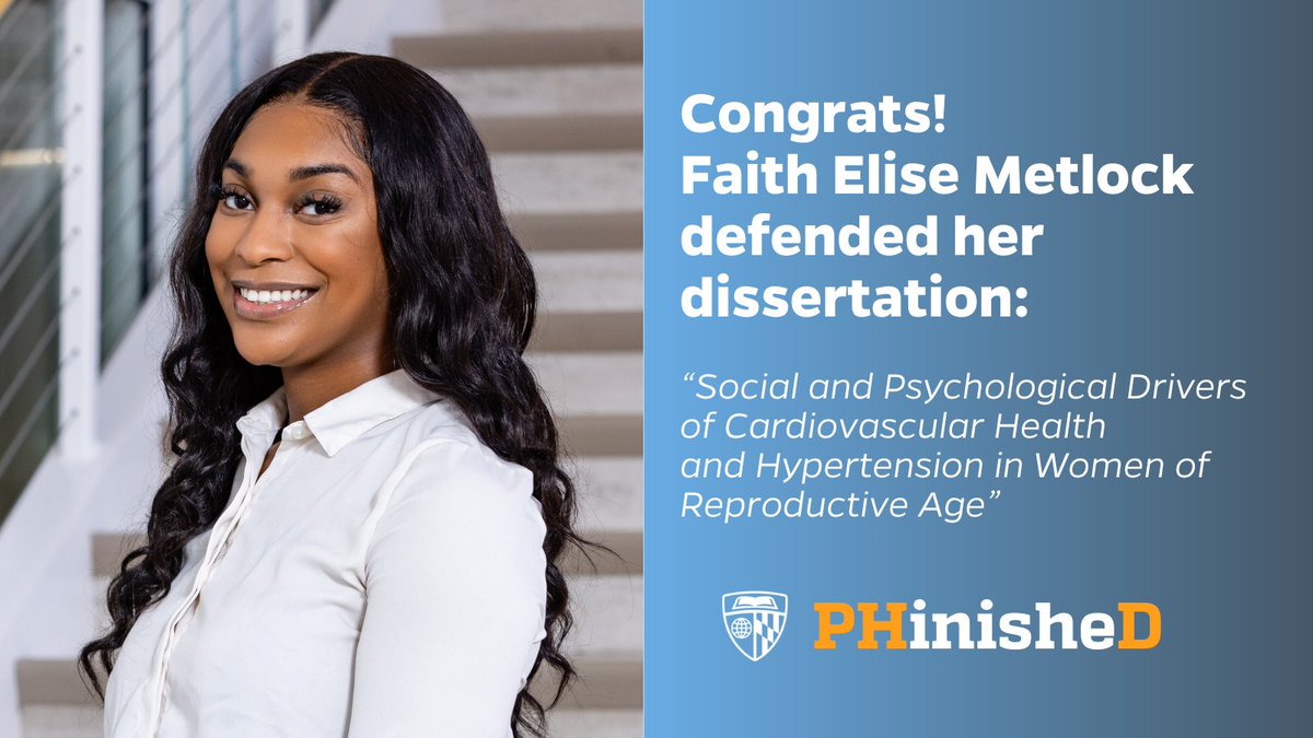 Hopkins Nursing (@jhunursing) on Twitter photo Congratulations <a href="/fmetlock/">Faith Elise Metlock</a> on successfully defending your dissertation and earning your PhD!
#GoHopNurse #PhD Congratulations <a href="/fmetlock/">Faith Elise Metlock</a> on successfully defending your dissertation and earning your PhD!
#GoHopNurse #PhD