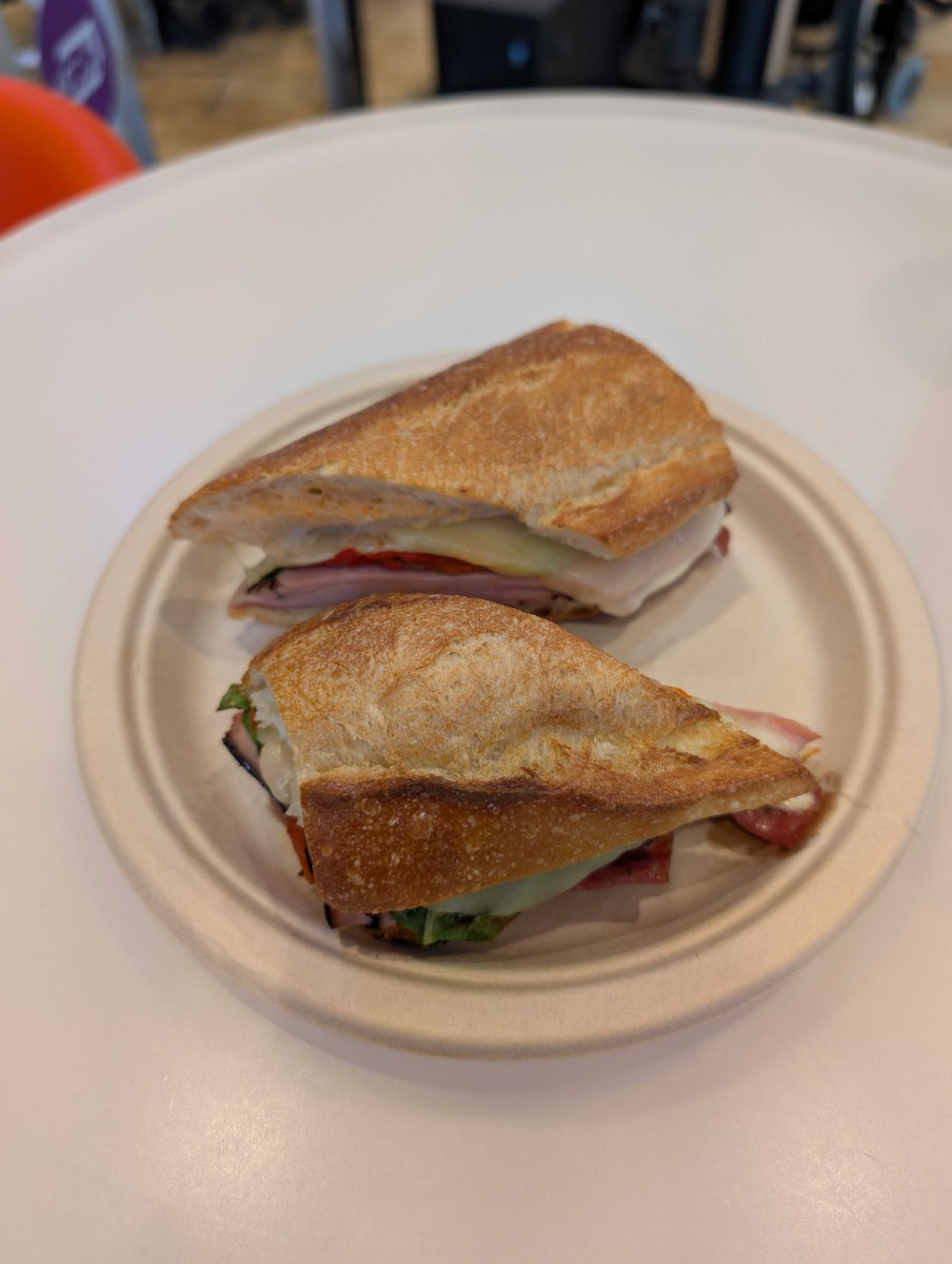Guess which sandwich is delicately cut for Jim and which one is for Margery