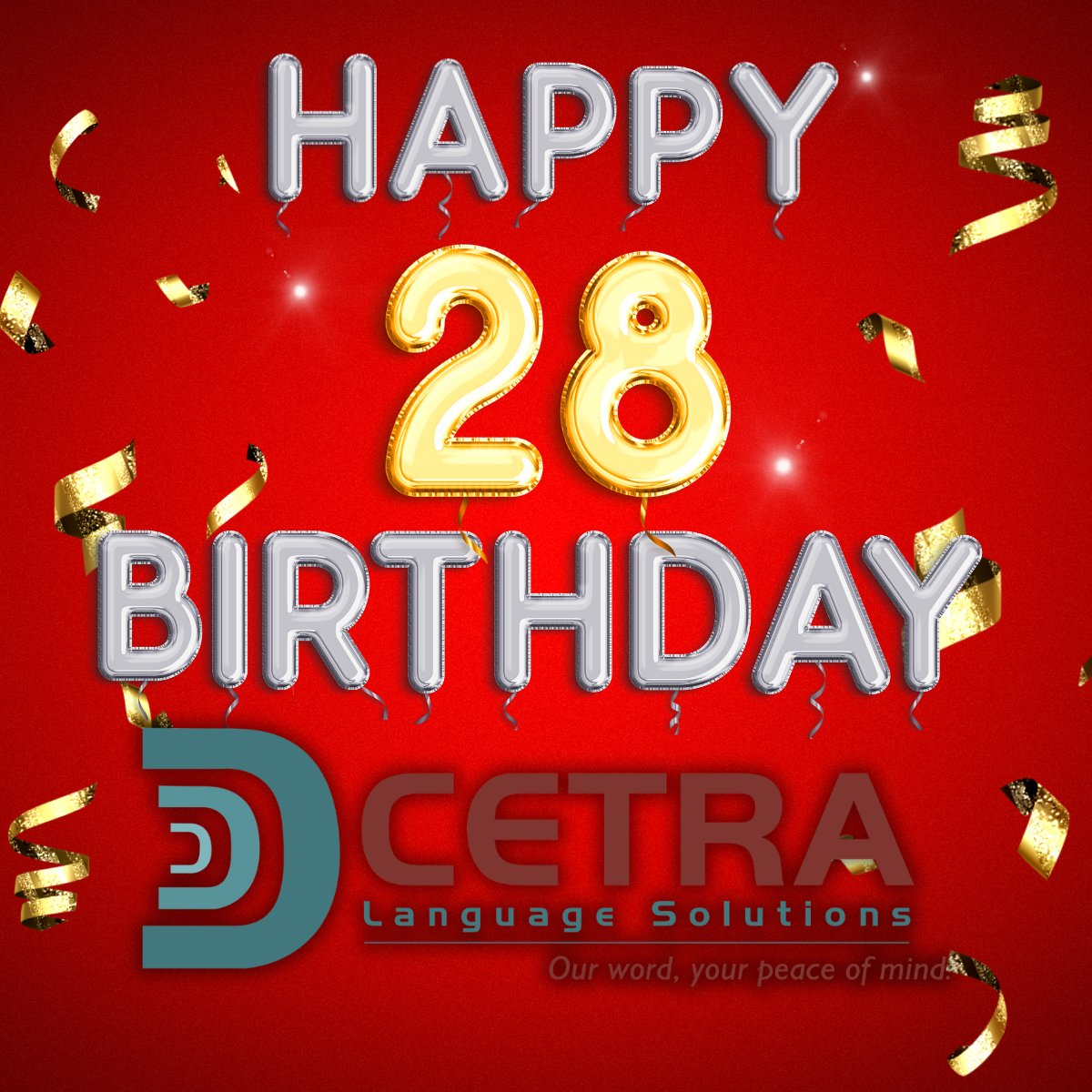 cetrainc's tweet image. Happy Birthday CETRA! Our CEO and President, Dr. Jiri Stejskal incorporated CETRA 28 years ago on March 12, 1997. We have remained dedicated to helping people globally to understand each other and the world around them. cetra.com/about-us/ #xl8 #1nt #l10n