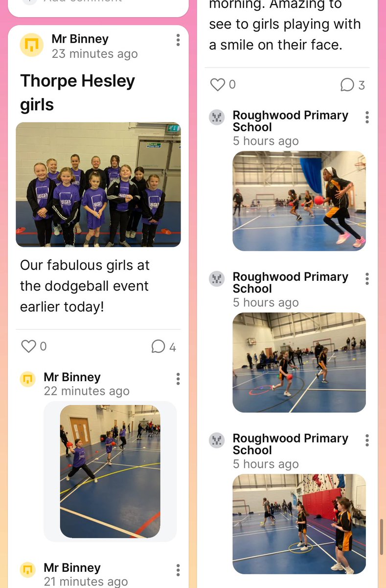 Rotherham School Games (@rotherhamgames) on Twitter photo Some more great Padlet content from our schools ๐๐ป๐ฑ๐ปโโ๏ธ๐ง๐ฝ
Great to see so many sharing the work theyโve been up to during Girls Week ๐๐ป
Remember to add yours using the link below ๐๐ป
padlet.com/ringlis1/rotheโฆ
#RotherhamGirlsWeek
<a href="/YourSchoolGames/">School Games</a> <a href="/YouthSportTrust/">Youth Sport Trust</a> Some more great Padlet content from our schools ๐๐ป๐ฑ๐ปโโ๏ธ๐ง๐ฝ
Great to see so many sharing the work theyโve been up to during Girls Week ๐๐ป
Remember to add yours using the link below ๐๐ป
padlet.com/ringlis1/rotheโฆ
#RotherhamGirlsWeek
<a href="/YourSchoolGames/">School Games</a> <a href="/YouthSportTrust/">Youth Sport Trust</a>