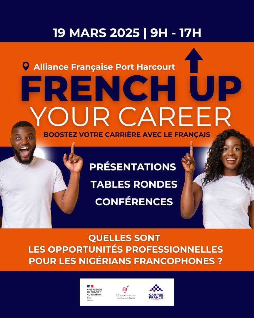Le français avec TV5MONDE (@lf_tv5monde) on Twitter photo Vous êtes étudiant, enseignant ou professionnel au Nigeria et vous apprenez le français ? Ne manquez pas l'événement incontournable de la Semaine de la langue française et de la Francophonie à <a href="/alliancefphc/">AllianceFrançaisePHC</a>
Avec <a href="/FranceInNigeria/">Ambassade de France au Nigéria</a> <a href="/CampusFranceNg/">CampusFrance Nigeria</a> et <a href="/EKoufedji/">MAISON TV5MONDE NIGERIA (LAGOS-ABUJA)</a> Vous êtes étudiant, enseignant ou professionnel au Nigeria et vous apprenez le français ? Ne manquez pas l'événement incontournable de la Semaine de la langue française et de la Francophonie à <a href="/alliancefphc/">AllianceFrançaisePHC</a>
Avec <a href="/FranceInNigeria/">Ambassade de France au Nigéria</a> <a href="/CampusFranceNg/">CampusFrance Nigeria</a> et <a href="/EKoufedji/">MAISON TV5MONDE NIGERIA (LAGOS-ABUJA)</a>