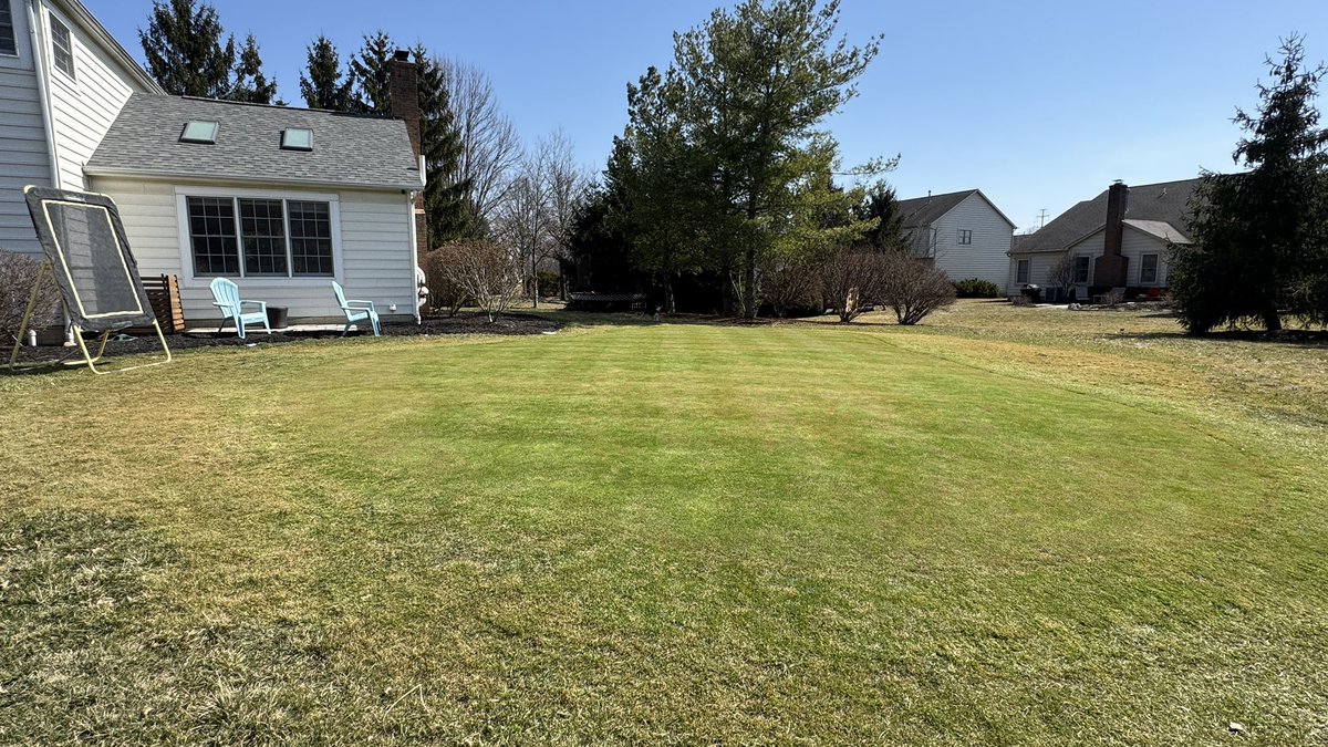 Lunchtime mow and go. Let’s see if we can get the Paw back in 2025.