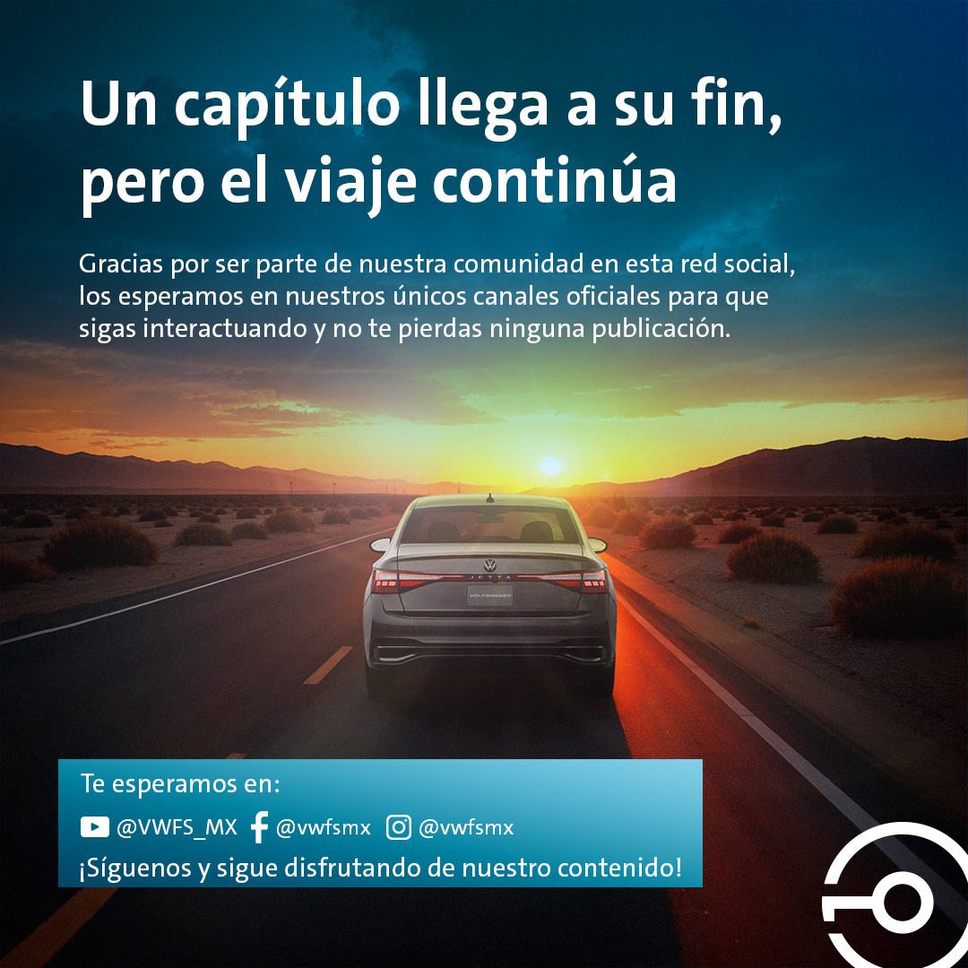 VWFS_MX's tweet image. ¡Gracias por ser parte de nuestra comunidad en X!
Ha sido un placer compartir contigo contenido valioso en esta plataforma.