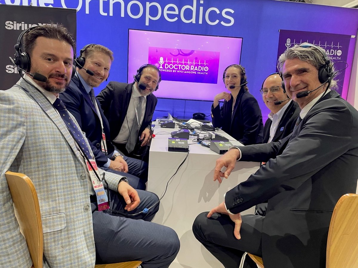 Doctor Radio (@nyudocs) on Twitter photo We are live from from the AAOS in San Diego. <a href="/DrLaithJazrawi/">Laith Jazrawi, M.D.</a> Dr. Abigail Campbell are talking joint preservation with <a href="/DrKrych/">Dr. Aaron J. Krych</a>, <a href="/cbushjoseph/">Charles Bush-Joseph</a>, Dr. David Dejour and Dr. Alexander Golant sxm.app.link/DoctorRadio We are live from from the AAOS in San Diego. <a href="/DrLaithJazrawi/">Laith Jazrawi, M.D.</a> Dr. Abigail Campbell are talking joint preservation with <a href="/DrKrych/">Dr. Aaron J. Krych</a>, <a href="/cbushjoseph/">Charles Bush-Joseph</a>, Dr. David Dejour and Dr. Alexander Golant sxm.app.link/DoctorRadio