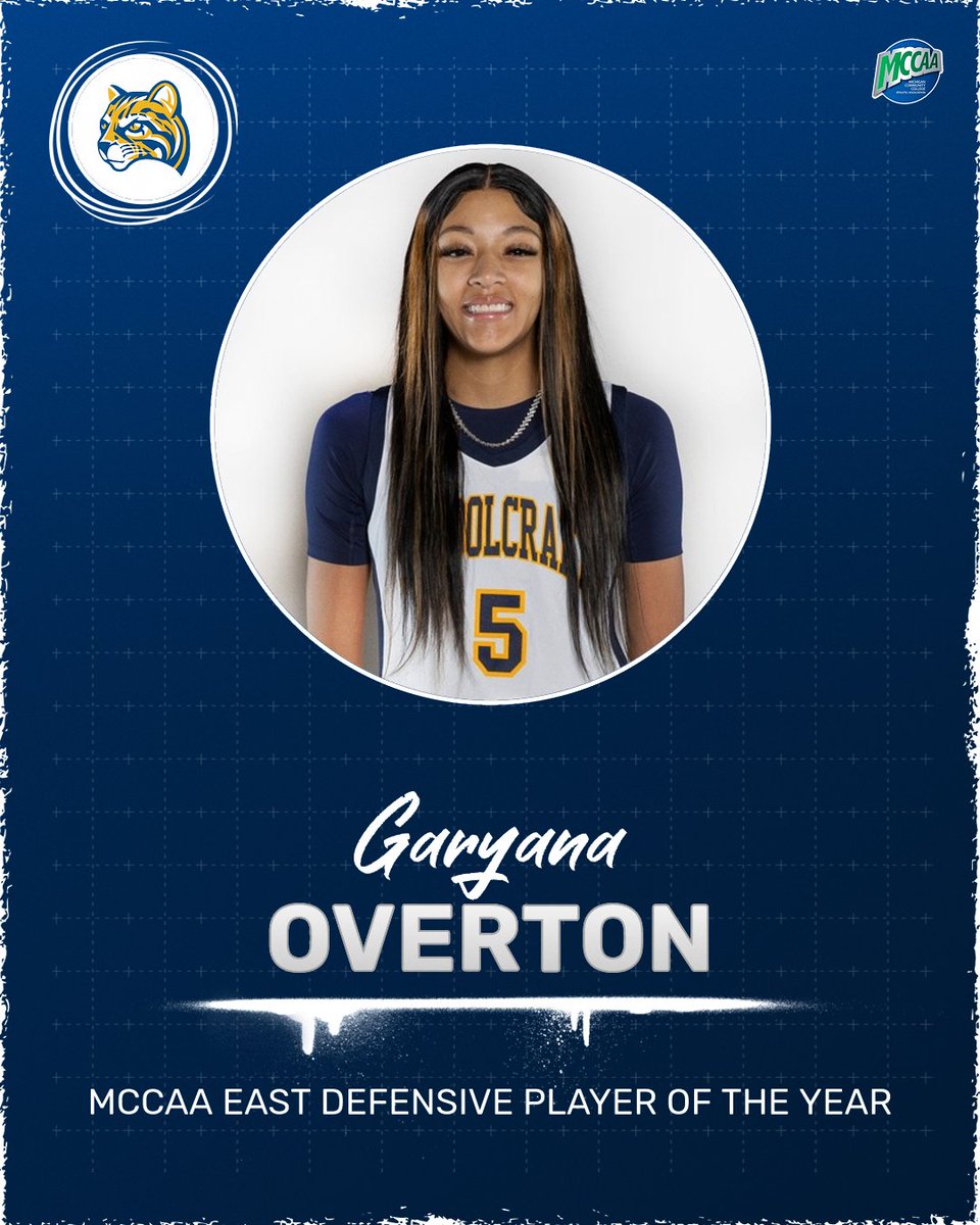 MCCAA (@mccaa1926) on Twitter photo MCCAA Women's Basketball Awards 🏅🏀
Eastern Conference
Defensive Player of the Year
Garyana Overton - <a href="/SchoolcraftWBB/">Schoolcraft Women's Basketball</a> MCCAA Women's Basketball Awards 🏅🏀
Eastern Conference
Defensive Player of the Year
Garyana Overton - <a href="/SchoolcraftWBB/">Schoolcraft Women's Basketball</a>