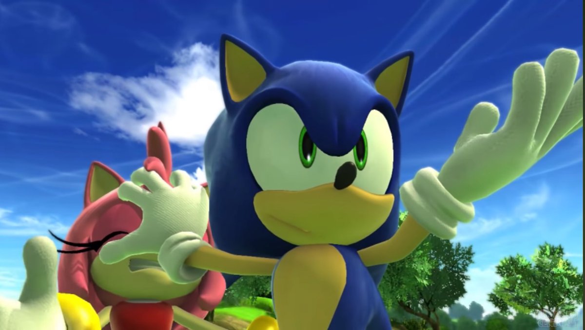 3Caramelg122's tweet image. Don’t really wanna tweet on this topic much anymore but can we please stop pretending Amy’s abrupt change in character is “development”?

If it was a “character growth” 

A. It would have been in a *story*
B. They wouldn’t be retroactively changing old games to remove the OG Amy