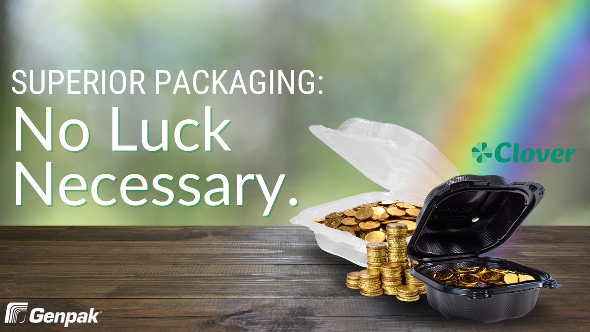 Celebrate St. Patrick's Day with Genpak! Our durable, versatile foodservice containers are perfect for handling your festive takeout and dine-in needs. 

#SaintPatricksDay #Genpak #TakeoutPackaging #DeliveryContainers #TakeoutService #RestaurantOwners