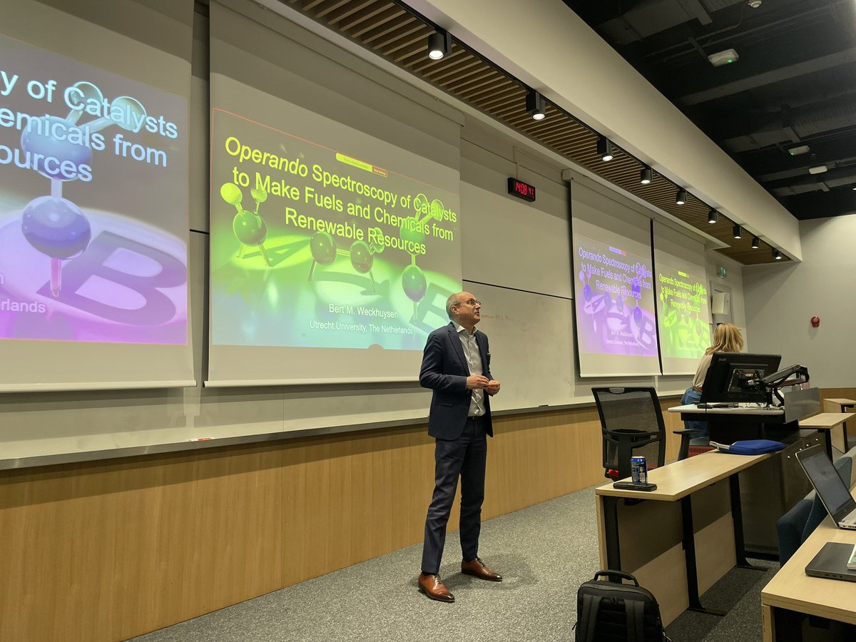 Exciting day at the office today with back-to-back seminars from Profs. Bert Weckhuysen (<a href="/ImperialChemEng/">Imperial ChemEng</a> ) and Kazunari Domen (<a href="/impchemistry/">Imperial Chemistry</a> )

Inspiring talks on operando characterization of catalysts 🔍 and upscaling of photocatalytic hydrogen production ☀️