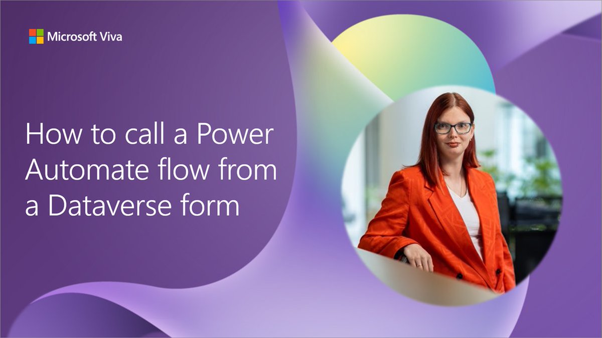 Microsoft 365 Developer (@microsoft365dev) on Twitter photo 💡 Discover how to call a Power Automate flow from a Dataverse form!
Let <a href="/NathLeenders/">Nathalie Leenders || MVP || follow on bsky 🙏</a> show you how to enhance automation and interactivity in your apps.
📺 Watch the demo here → msft.it/6019qOIsd
#Microsoft365Dev #PowerPlatform #PowerAutomate #Dataverse 💡 Discover how to call a Power Automate flow from a Dataverse form!
Let <a href="/NathLeenders/">Nathalie Leenders || MVP || follow on bsky 🙏</a> show you how to enhance automation and interactivity in your apps.
📺 Watch the demo here → msft.it/6019qOIsd
#Microsoft365Dev #PowerPlatform #PowerAutomate #Dataverse