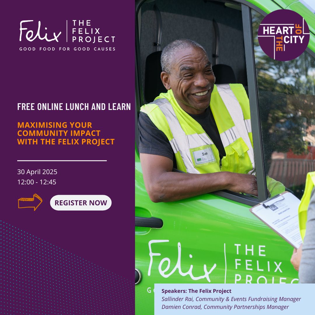 Heart of the City (@hotc_uk) on Twitter photo 🚛🍽️Join us for our online Lunch and Learn on 30 April with <a href="/felixprojectuk/">thefelixproject</a> to explore how your business can make a difference through donations, volunteering, and partnerships. Book your free place here 👉 eventbrite.co.uk/e/lunch-and-le… #foodwaste #London 🚛🍽️Join us for our online Lunch and Learn on 30 April with <a href="/felixprojectuk/">thefelixproject</a> to explore how your business can make a difference through donations, volunteering, and partnerships. Book your free place here 👉 eventbrite.co.uk/e/lunch-and-le… #foodwaste #London