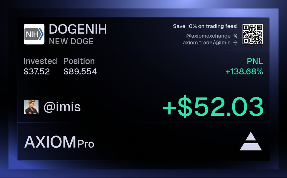 DAMMM!!!!
axiom.trade/@imis
BfAgFogkTsu58Xk4z6c5a2b2A83XRuUrYYWJdEUipump