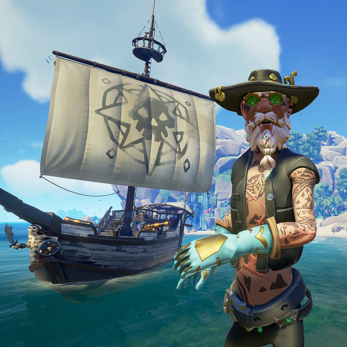 MarkuTeH (@immarkuteh) on Twitter photo With hardly any time, but... I have finally got my desired glasses!! 😍
#BeMorePirate
#SeaOfThieves <a href="/SeaOfThieves/">Sea of Thieves</a> With hardly any time, but... I have finally got my desired glasses!! 😍
#BeMorePirate
#SeaOfThieves <a href="/SeaOfThieves/">Sea of Thieves</a>