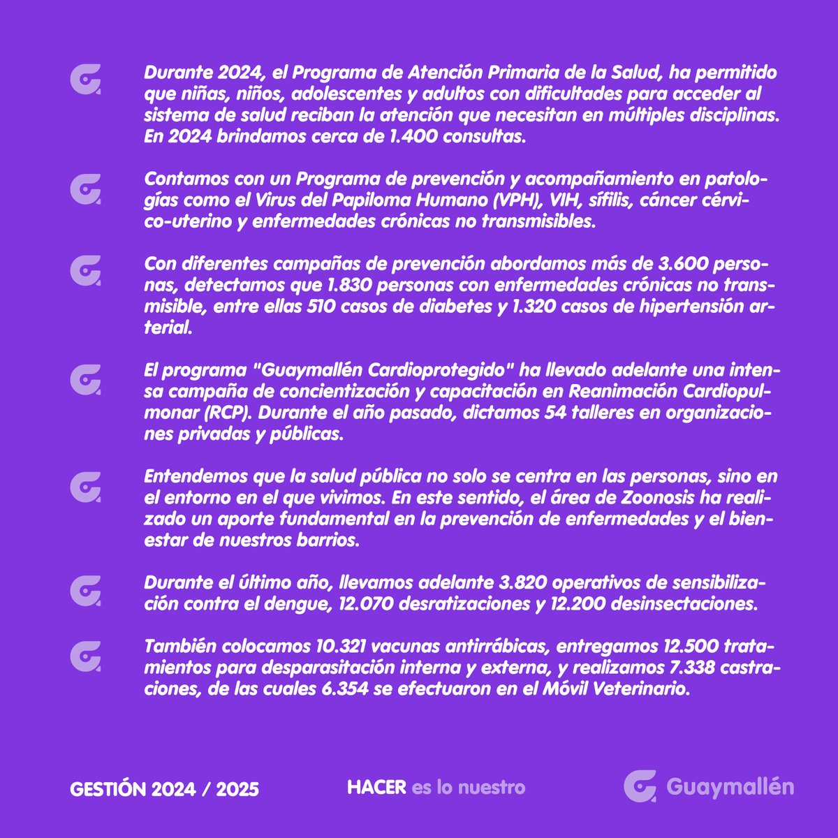 La salud pública en Guaymallén ha sido y seguirá siendo una prioridad de gestión. Porque entendemos que garantizar el acceso a la atención médica no es solo una cuestión de infraestructura, sino de cercanía, prevención y respuesta eficiente a las necesidades de los vecinos.