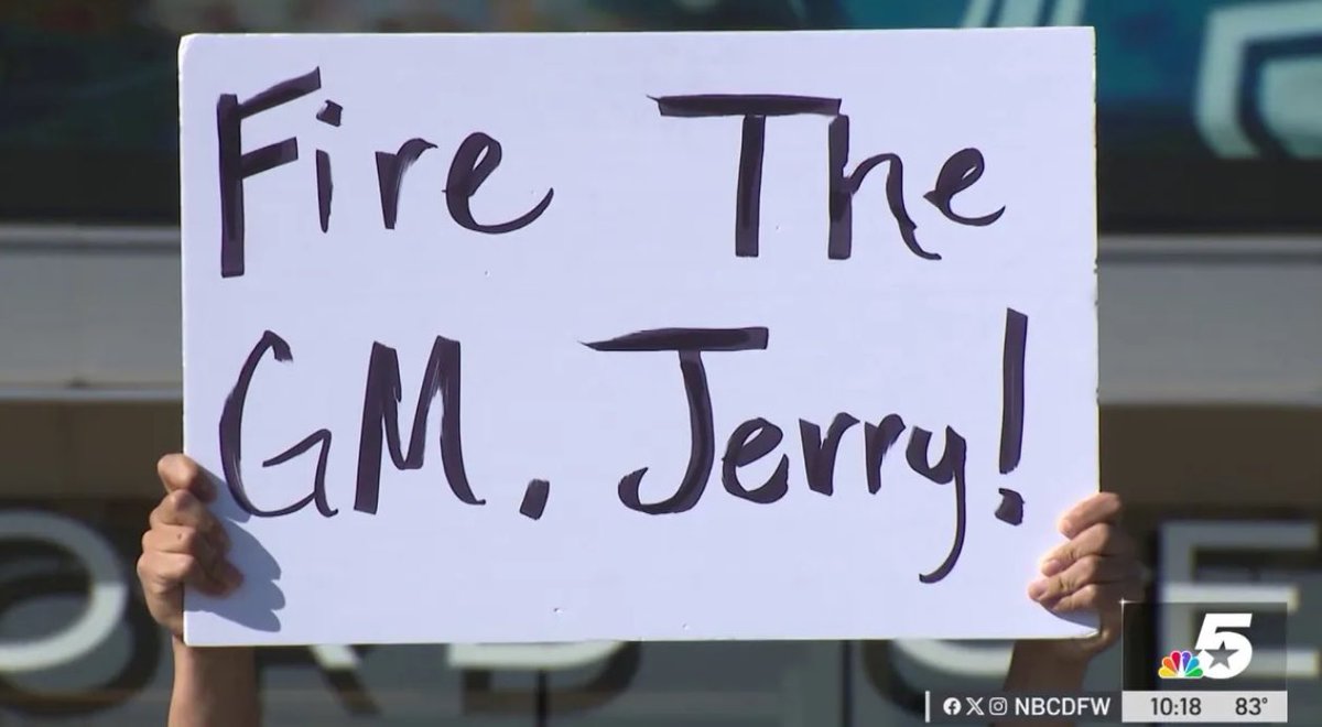 #FireTheGMJerry 🪧
