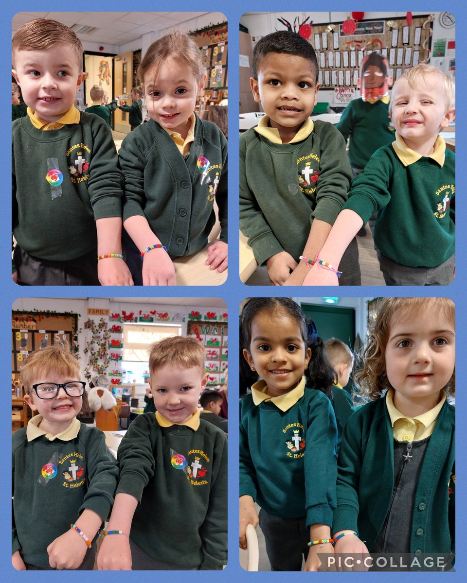 sthcpsbarry's tweet photo. #MeithrinAM have listened to the story of The Good Samaritan. We have discussed what it means to be a good friend to Jesus. We should be kind, helpful, share and care. We each made a friendship bracelet for our friends. 👬👫👭 https://t.co/xa7lWk3v0y