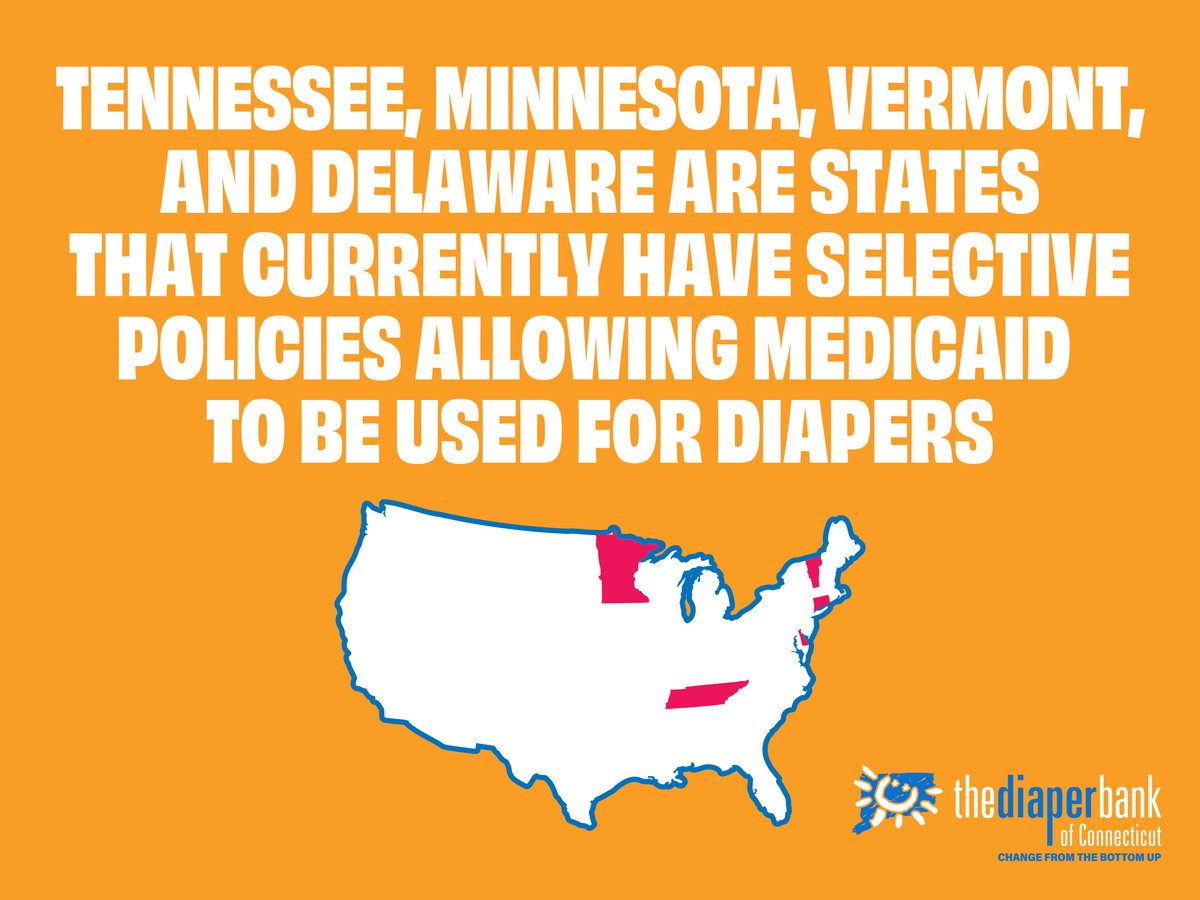 Connecticut can take the lead on diaper access—just like four other states already have. It’s time to set the standard for families nationwide. Share if you agree! #DiaperAccess #CTLeadership