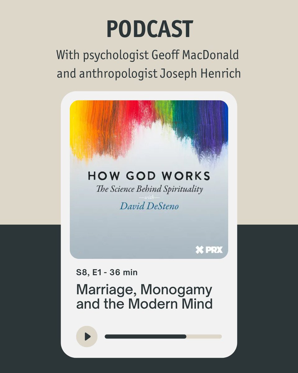 💡 New Podcast Alert! Is marriage really the key to happiness? 🤔

Geoff MacDonald &amp; Joseph Henrich discuss marriage, monogamy, modern love &amp; the rise of happy singlehood.

 🎧 Listen now: ap.lc/AflkR #Marriage #Singlehood #Podcast