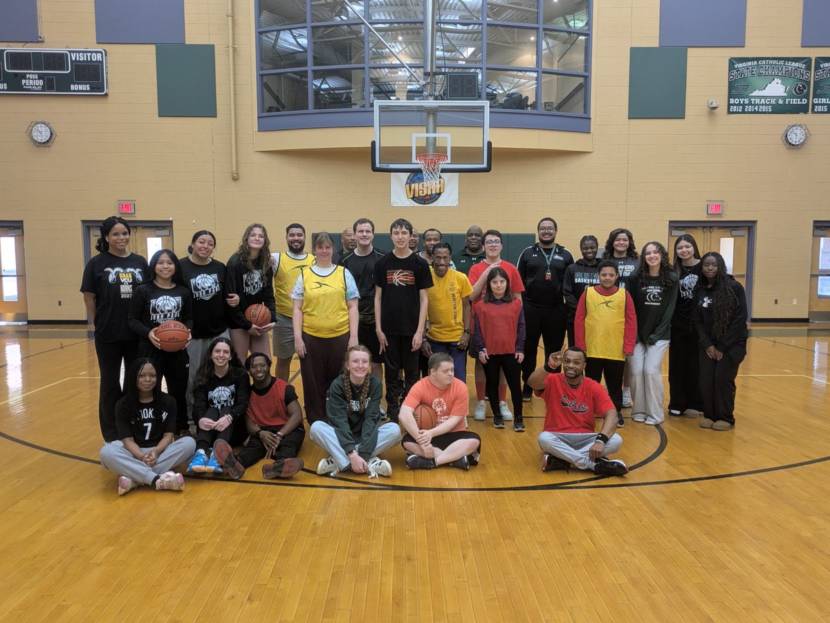 Thank you to our Girls Basketball team and coaches for helping put on a Special Olympics Basketball clinic earlier this month!