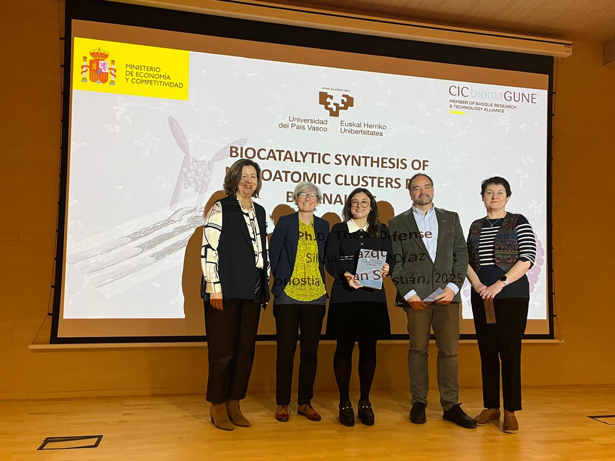 Cortajarena Lab-BioMolNano-CIC biomaGUNE (@biomolnano_bmg) on Twitter photo 🥳🎉👩🔬Congratulations Silvia Vázquez for the successful defense of your PhD thesis! Great job and amazing discussion! We wish you the best for your future endeavours!
<a href="/CICbiomaGUNE/">CIC biomaGUNE</a> 🥳🎉👩🔬Congratulations Silvia Vázquez for the successful defense of your PhD thesis! Great job and amazing discussion! We wish you the best for your future endeavours!
<a href="/CICbiomaGUNE/">CIC biomaGUNE</a>