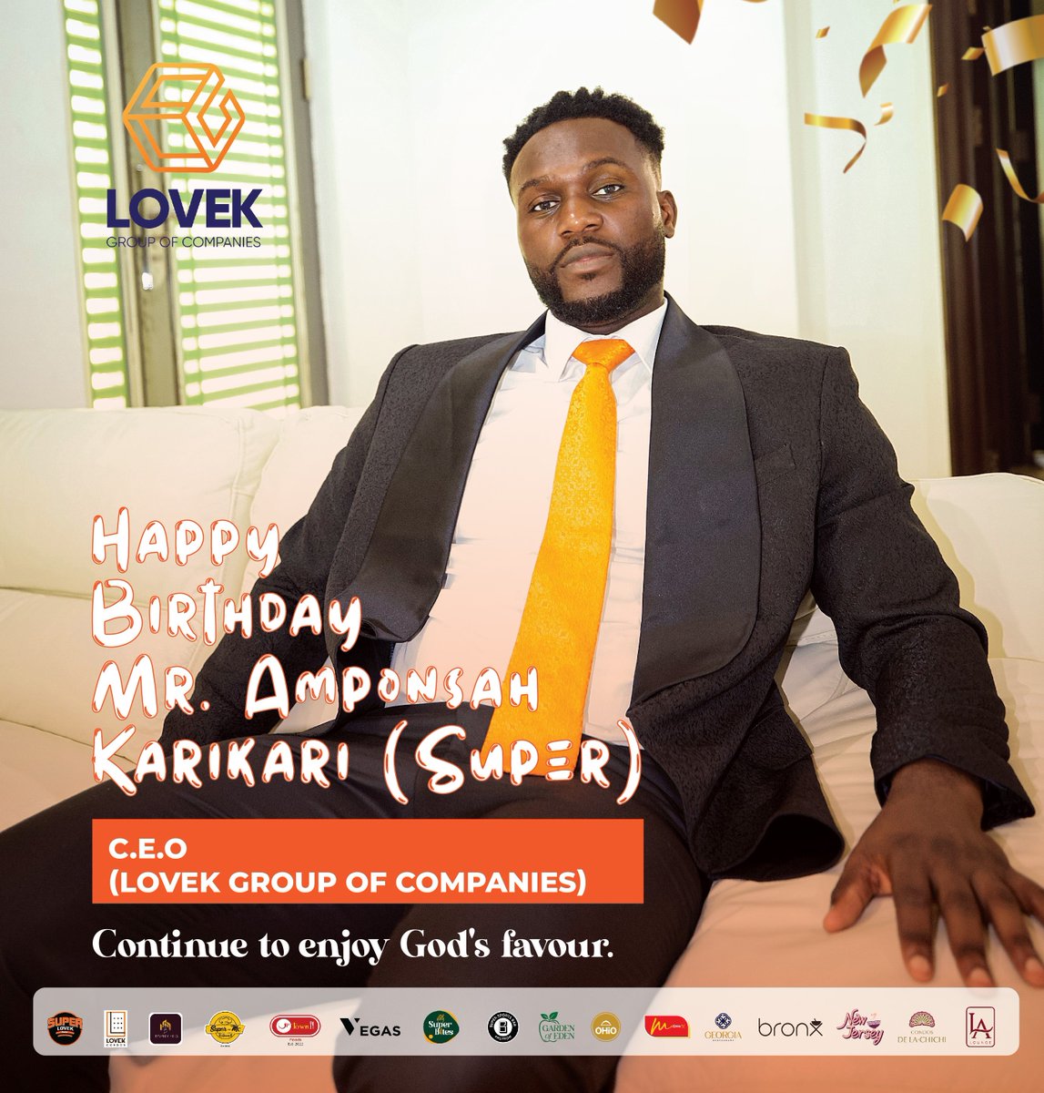 Let's celebrate our Top CEO, our coach, inspirer, goal-getter, visionary, and our boss a happy birthday on this special day. He's been an extraordinaire! God bless him abundantly for us. Show some love meennnn💃🏼💃🏼🍷😍