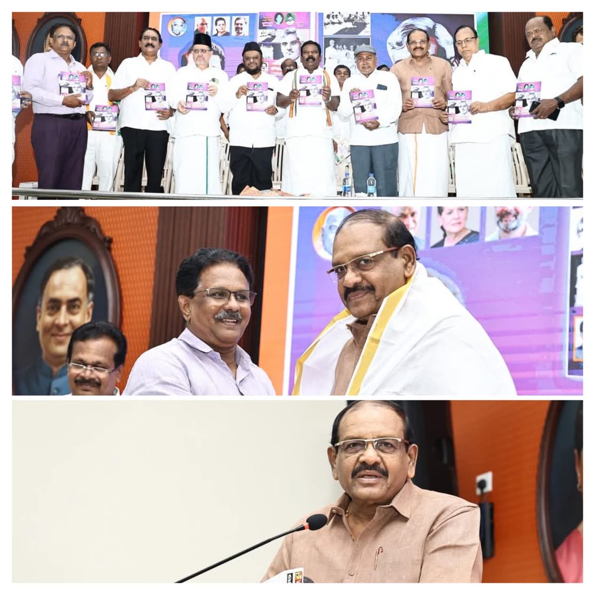 PeterAlphonse7's tweet image. சென்னை சத்தியமூர்த்தி பவனில் தமிழ்நாடு காங்கிரஸ் தலைவர் செல்வப்பெருந்தகை அவர்கள் தலைமையில் கல்லிடை கவிஞர் சேக் பீர் அவர்களின் கவிதைத் தொகுப்பின் மீளாக்கத்தை வெளியிட்டு உரை ஆற்றிய இனிய நிகழ்வு…