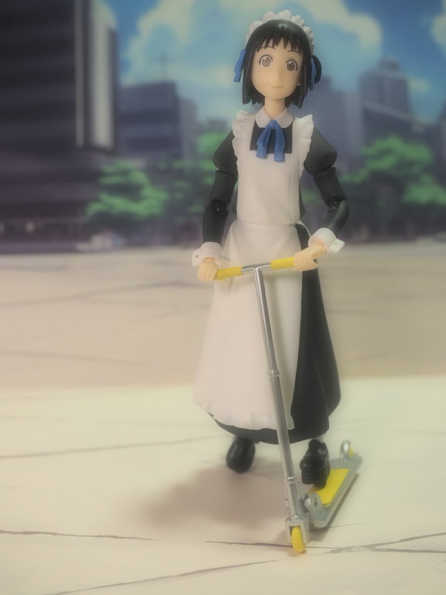 SfMBdzoLGf3DCWG's tweet image. 「メイズ参上！」小道具で嵐山歩鳥を劇中ぽく撮影してみた
#それでも町は廻っている #それ町