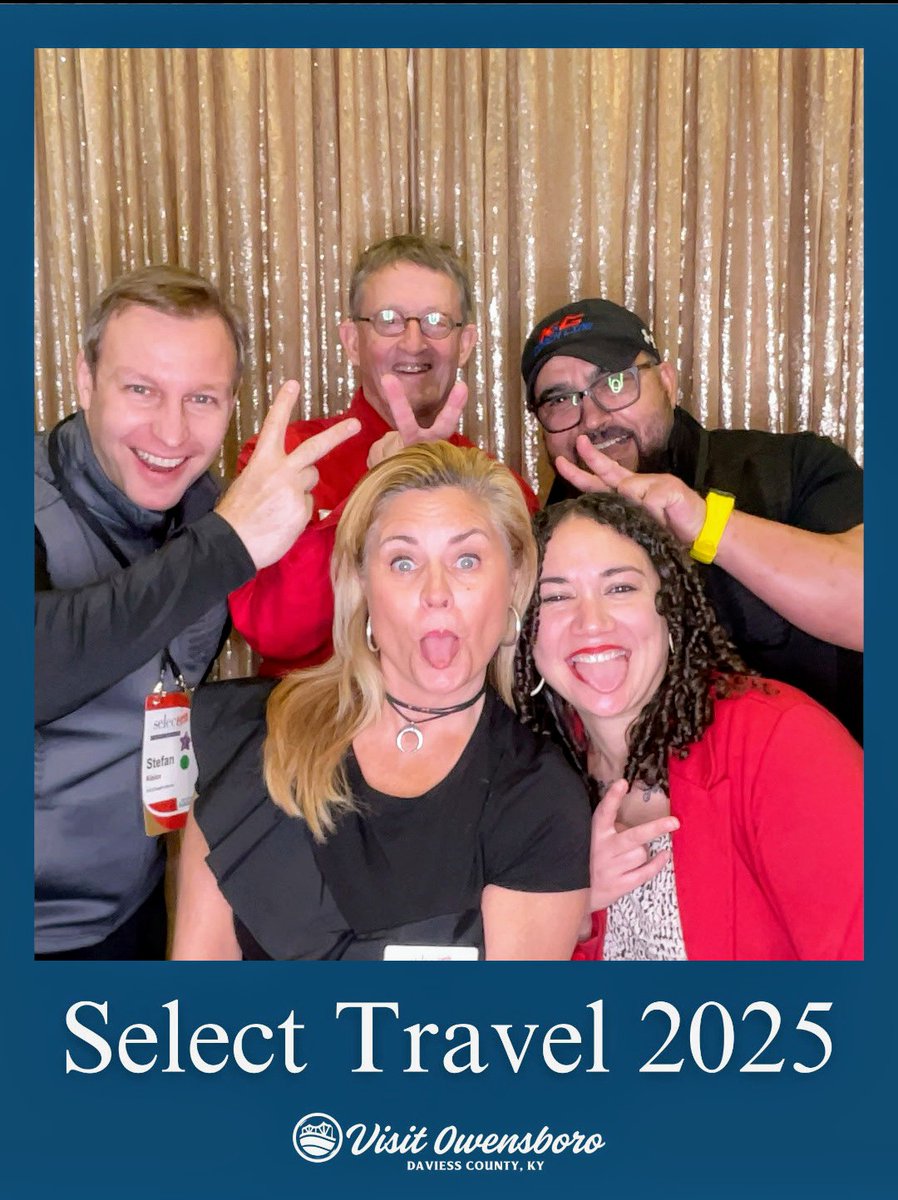 GroupTravelPubs's tweet image. We got our fill of bourbon, bluegrass music and barbecue in Owensboro at the 2025 Select Traveler Conference!

It was great to see all our industry friends collaborating on exciting new things in the affinity travel space. As you can probably tell, we had a lot of fun! 👒 🐰🥃