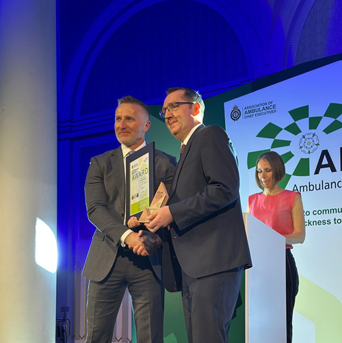 Huge congratulations to Peter for his award ⭐️

You can read more about his nomination on our website: emas.nhs.uk/news/latest-ne…