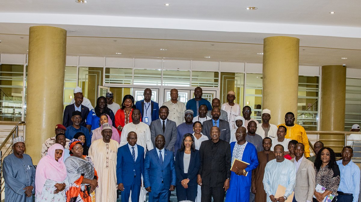 N'Djaména, les 12 mars 2025 :  Lancement du Projet de développement d’une Politique nationale migratoire au #Tchad🇹🇩, par le Secrétaire Général du Ministère des Affaires étrangères, de l'Intégration Africaine et des Tchadiens de l'Étranger, Monsieur Dr DJANGBEYE GUELNGAR Évariste