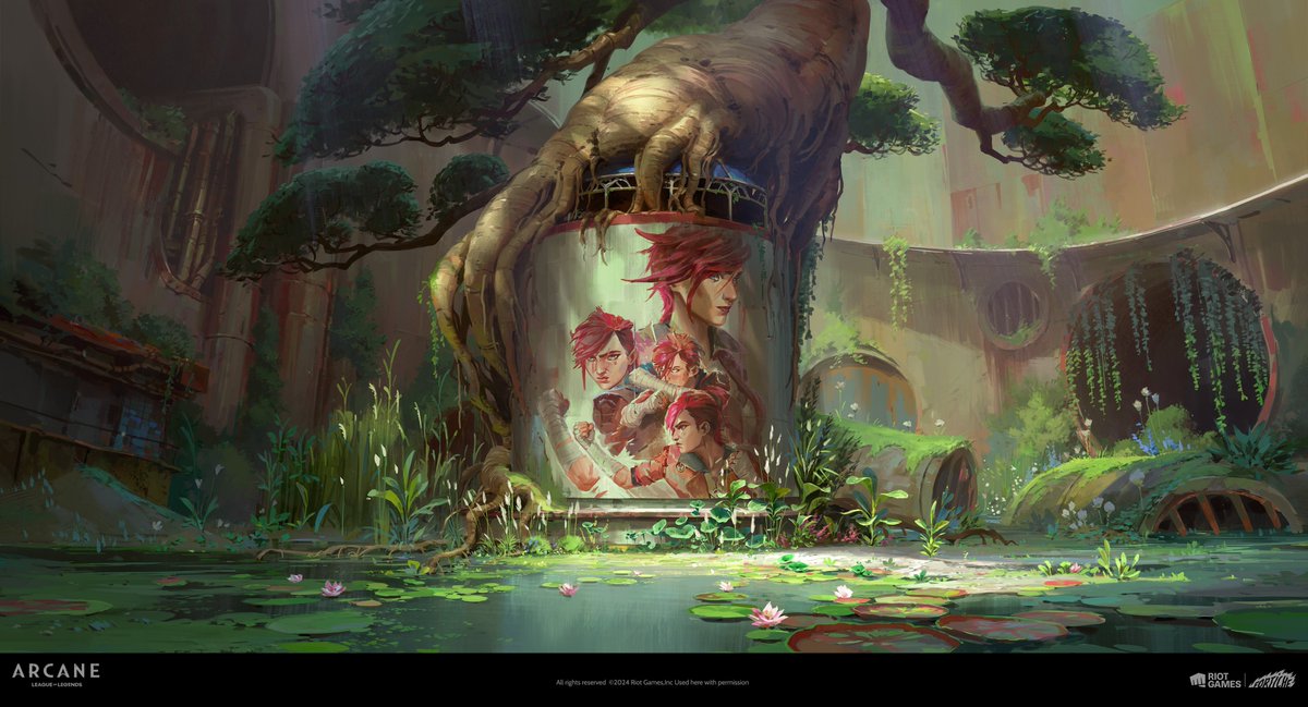 Spideraxe30's tweet photo. Arcane Season Vi Memorial Tree Matte Painting by Raffaele Izzo https://t.co/MuzbjTgmDQ https://t.co/gV7AdUS5Vc