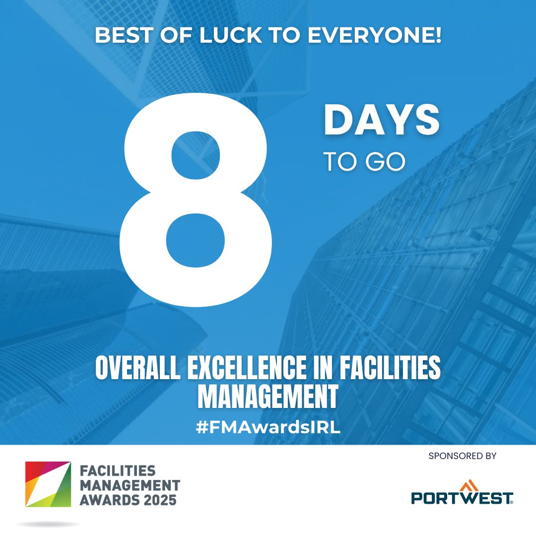The team at Portwest Ireland is excited to discover who will take home the coveted awards at Facilities Management Awards 2025 on March 20, 2025 at The Radisson Blu, Royal Convention Centre, Dublin.

From all of us at Portwest Ireland, we look forward to celebrating with you! 🎉