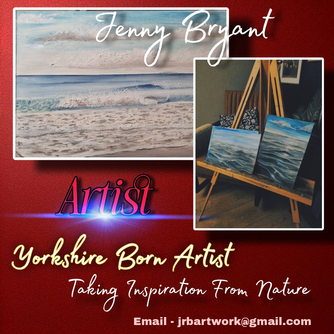 Jenny Bryant (@jennymhexp) on Twitter photo Yorkshire born and bred artist.
Portraits, commissions, landscapes and more.
A perfect gift to yourself or a loved one.
Get in touch, email - jrbartwork@gmail.com
Website - jennyartist.com Yorkshire born and bred artist.
Portraits, commissions, landscapes and more.
A perfect gift to yourself or a loved one.
Get in touch, email - jrbartwork@gmail.com
Website - jennyartist.com