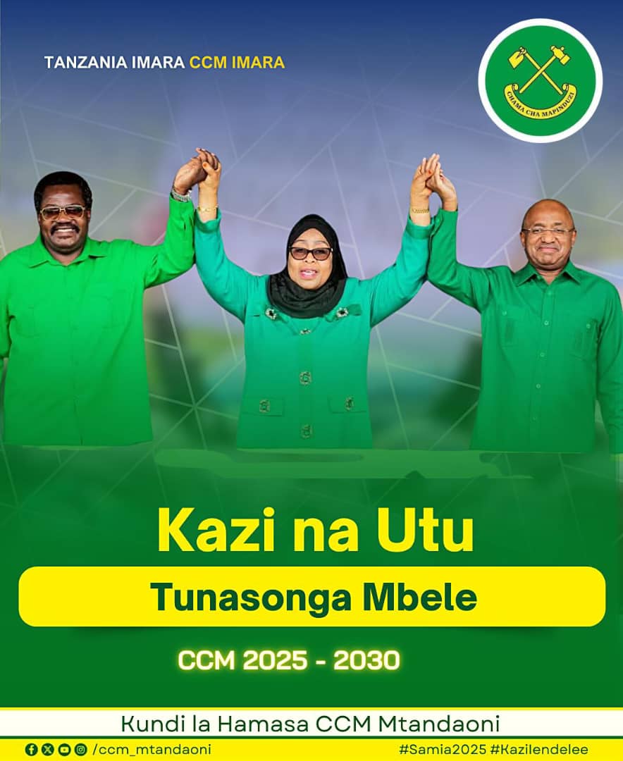 Daudi_Kasimu's tweet image. Kazi na utu, tunasonga mbele
Tanzania 🇹🇿 imara, CCM imara