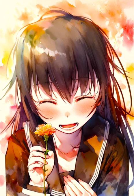 【君に花を】明日に備えたいので、今日は過去絵ですみません。 
