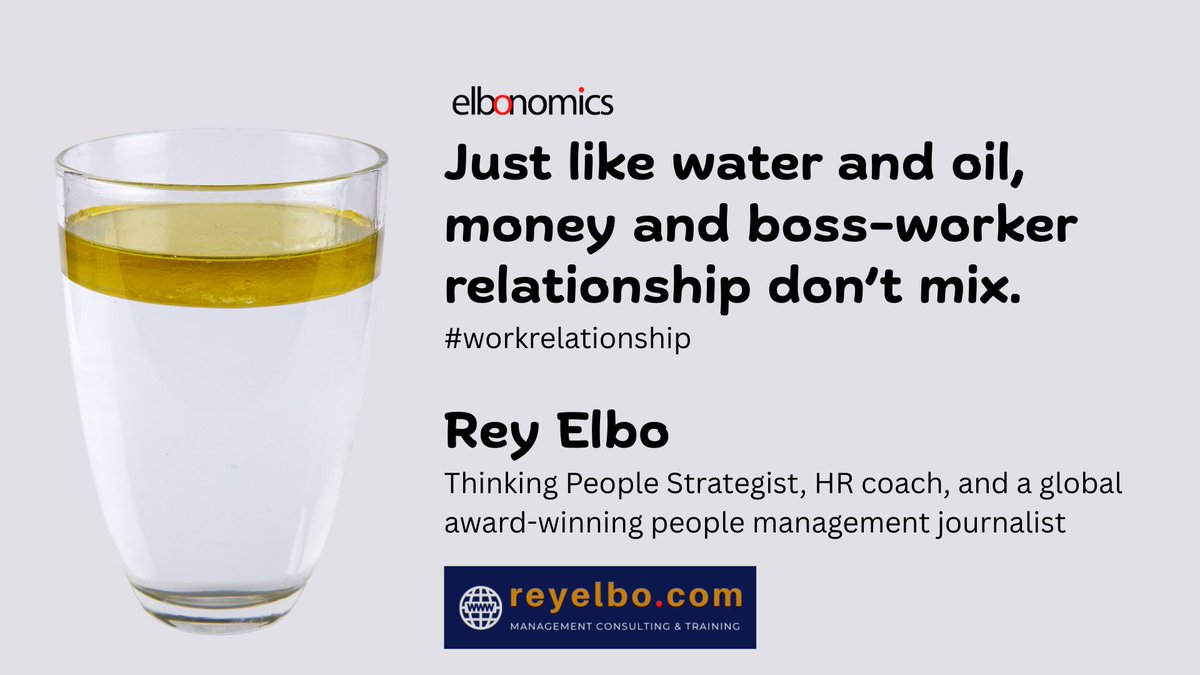 Rey_Elbo's tweet image. Mar 12, 2025 #WonderfulWednesday
#WorkRelationships #ELBONOMICS