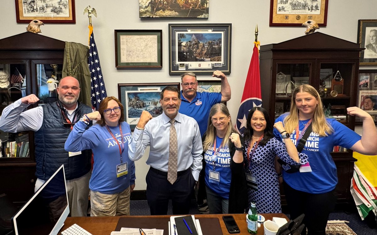 AMSURGcorp's tweet photo. Every day, our endoscopy centers make a difference by screening for colorectal cancer. Today, our AMSURG team proudly partnered with @FightCRC and over 300 advocates at Call-on Congress! Get informed / Take action / Spread awareness. Together we can #BeatTheTrend! https://t.co/I9EhZu7bST