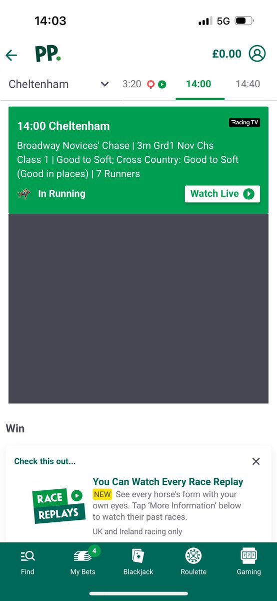 Tinkabec's tweet photo. When the @paddypower love race stream won’t work 😭 https://t.co/bZmJV8kbwG