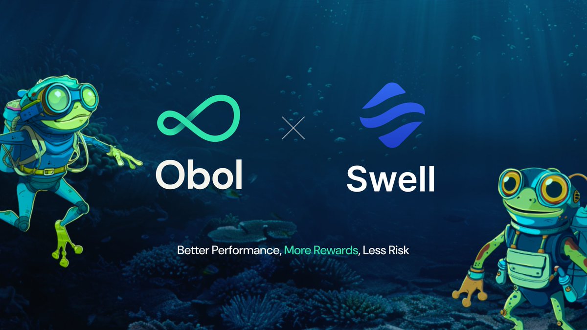 Obol_Collective's tweet photo. Obol Distributed Validators (DVs) are being integrated into the @Swellnetworkio liquid restaking protocol to modernize their staking stack!

What this means for the Swell community:

✅ Better Performance
✅ Less Risks
✅ More Rewards

🧵👇 https://t.co/6Y0rPCBm8C
