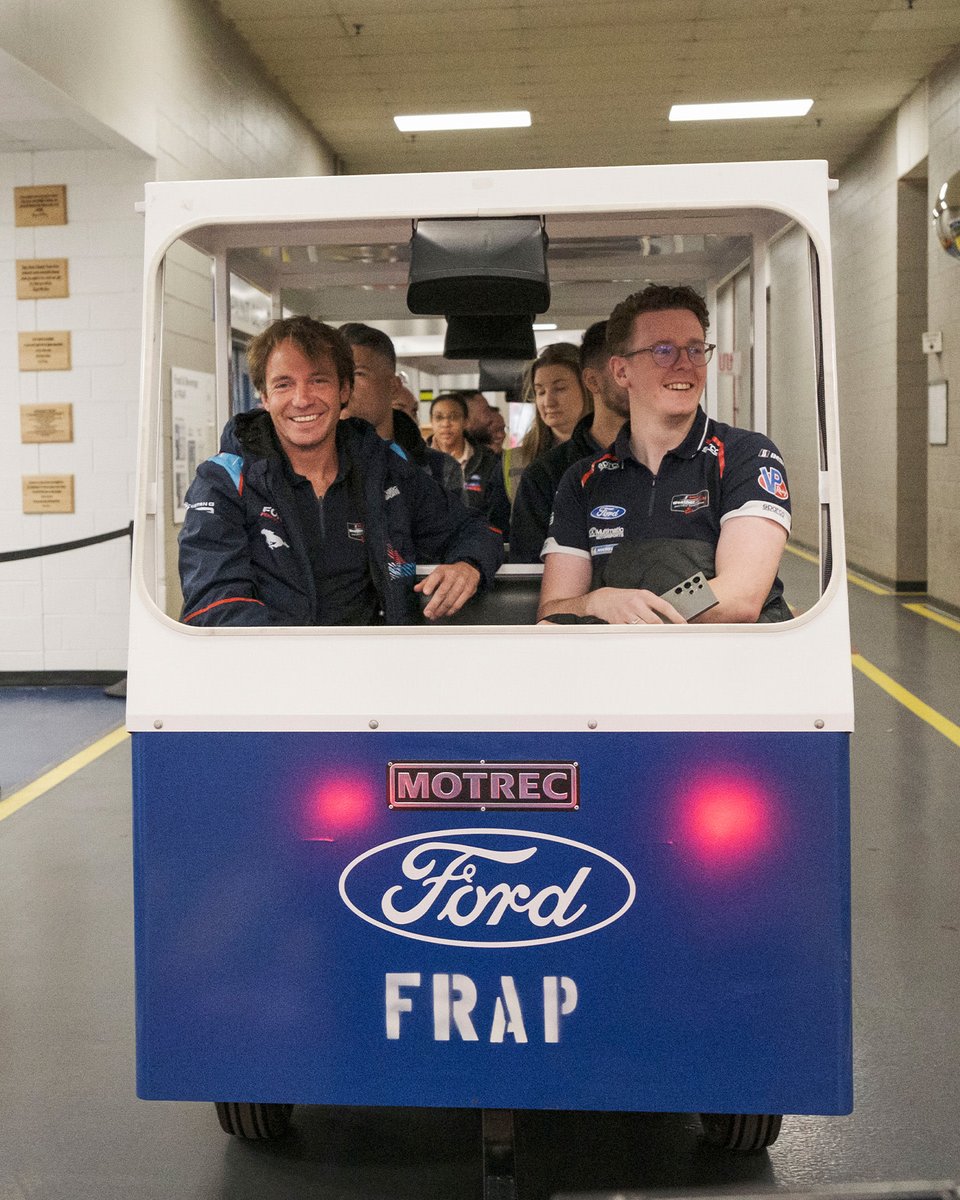 The No. 65 factory #Ford <a href="/Multimatic/">Multimatic</a> Motorsports squad visited the Ford campuses, fresh off their <a href="/IMSA/">IMSA</a> Rolex 24 at @Daytona class victory and the first global win of Ford Mustang GT3.