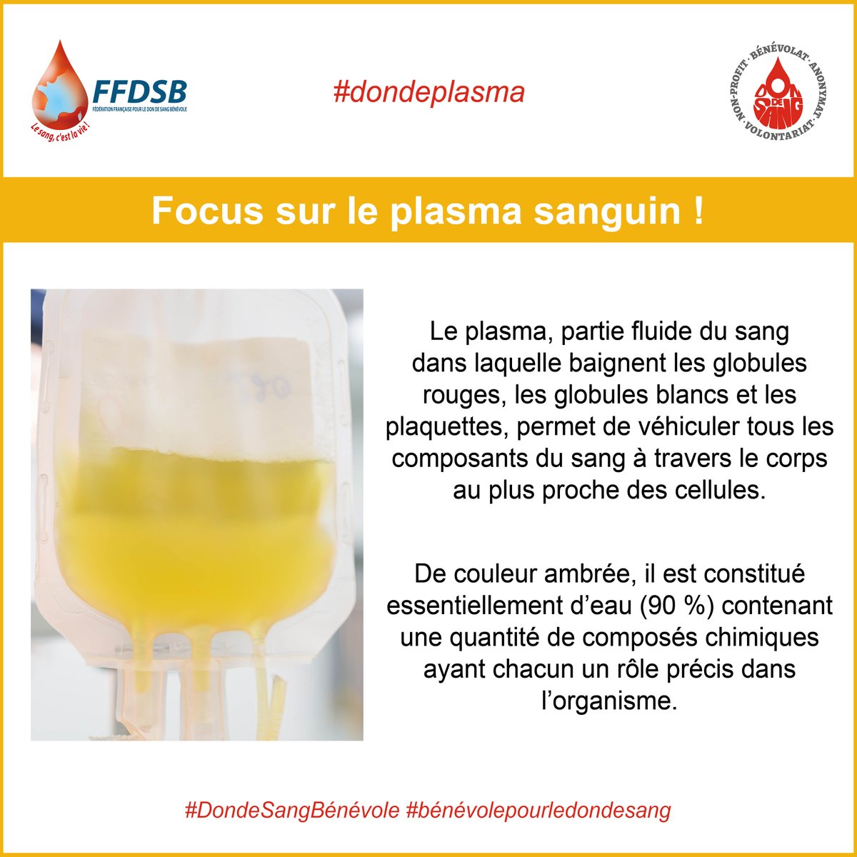 DonSangBenevole's tweet photo. Pourquoi la #QuinzaineDuPlasma ?

➡️Rester fidèle à nos valeurs éthiques malgré une demande croissante
➡️Renforcer notre #souverainetésanitaire

En 🇫🇷 le #DonDePlasma respecte des conditions strictes pour la sécurité des receveurs comme des donneurs : #bénévolat #solidarité https://t.co/9hkAtjY0SU