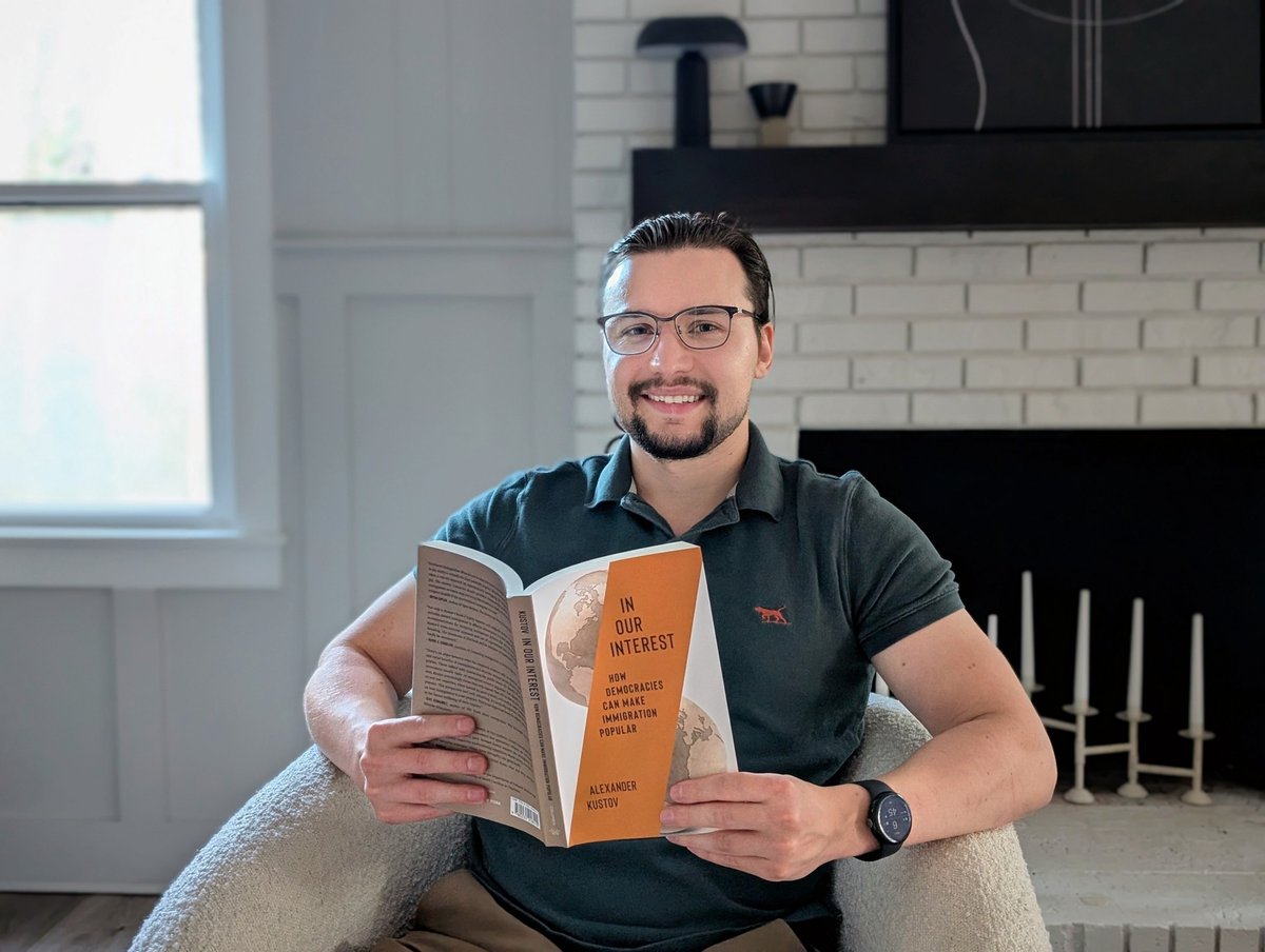 It’s finally here—just got my first author's copies of "In Our Interest: How Democracies Can Make Immigration Popular"! Excited for more folks to check it out. 

And hey, even if my evidence and arguments don’t win you over, at least the cover will look great in any room.