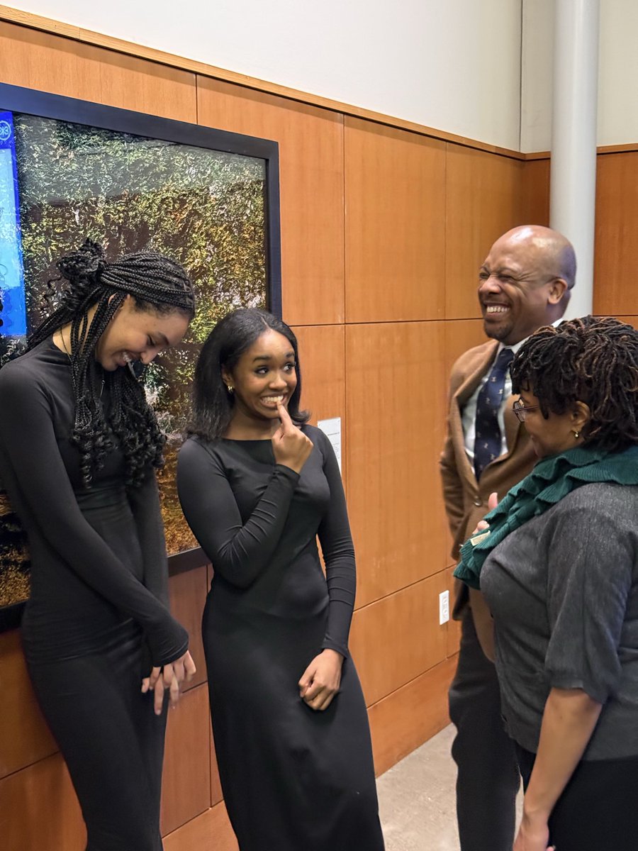 With my <a href="/TheKeytoChange1/">The Key to Change</a> students following their performance and my lecture for the Hank McGee Lecture Series.