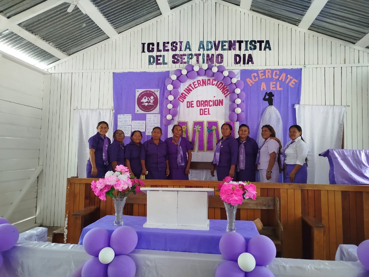 MIVESUB's tweet photo. El 8 de marzo, cientos de damas de la Misión Venezolana del Sur de Bolívar se unieron a la Jornada Internacional de Oración en sus iglesias, bajo el lema "Acércate a Él". Este evento destacó la importancia de acercarse a Jesús a través de la oración, el estudio de la biblia. https://t.co/tFNUGlIPQq