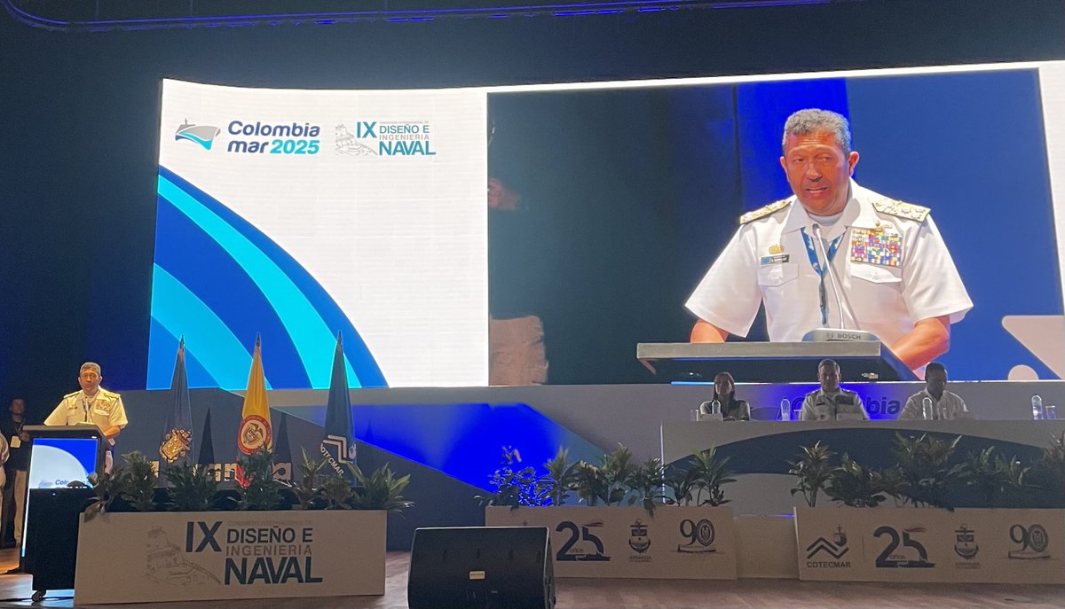 Sainsel_'s tweet photo. Da comienzo ⁦⁦@ColombiamarCOL⁩ una de las Ferias Internaciones más importantes del sector naval en América Latina. https://t.co/yzbb1tkNtr