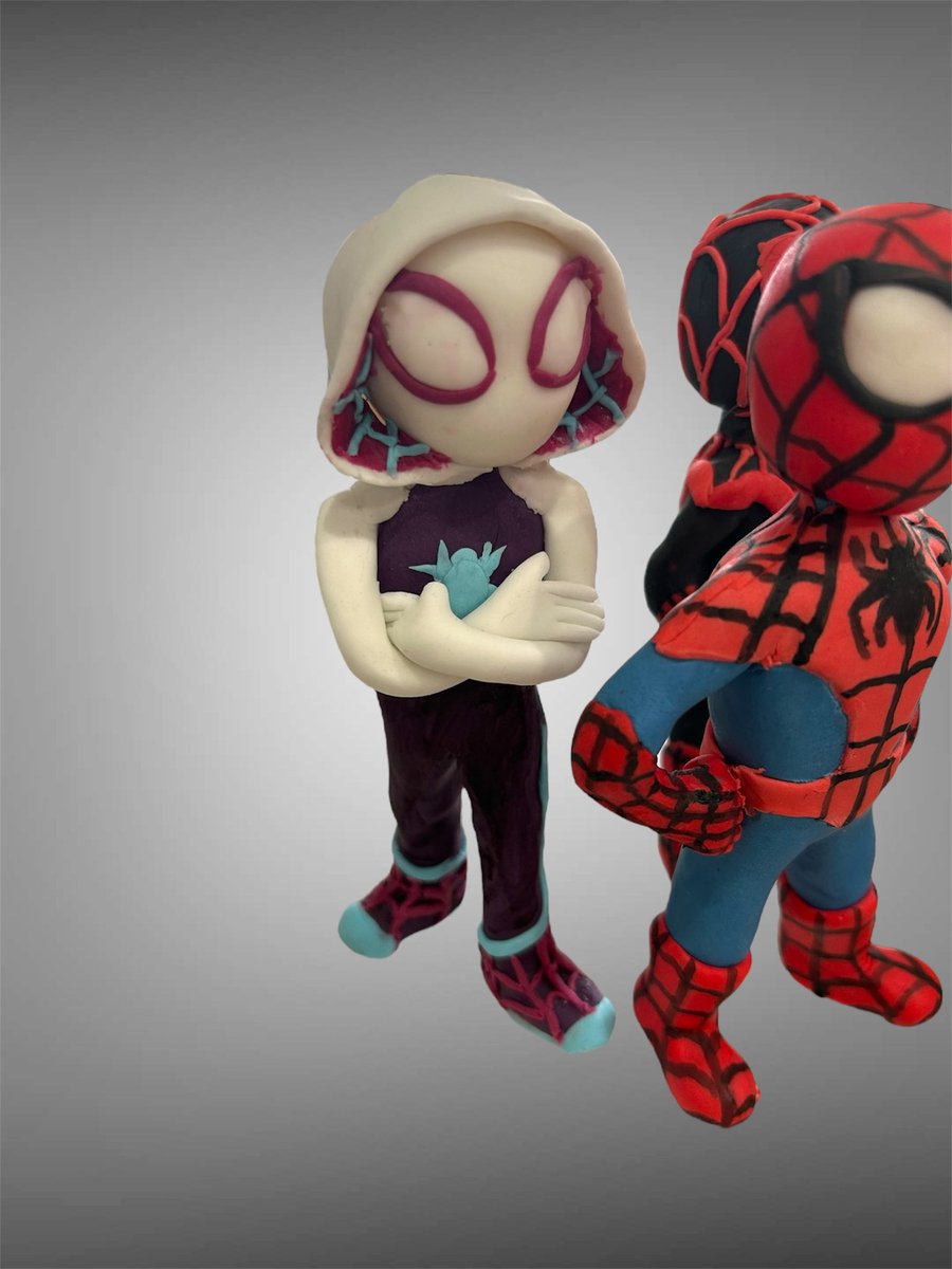 Spideyman and friends 
#caketoppers #spiderman