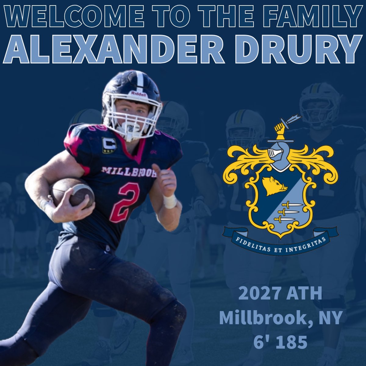 Alexander Drury (@alexanderd_19) on Twitter photo I am blessed to be attending Choate Rosemary Hall next year! #CRANKIT
<a href="/coach_spinnato/">Coach Spinnato</a> <a href="/CRHFootball/">Choate Rosemary Hall Football 🐗</a> <a href="/brendancahill_/">Brendan Cahill</a> I am blessed to be attending Choate Rosemary Hall next year! #CRANKIT
<a href="/coach_spinnato/">Coach Spinnato</a> <a href="/CRHFootball/">Choate Rosemary Hall Football 🐗</a> <a href="/brendancahill_/">Brendan Cahill</a>