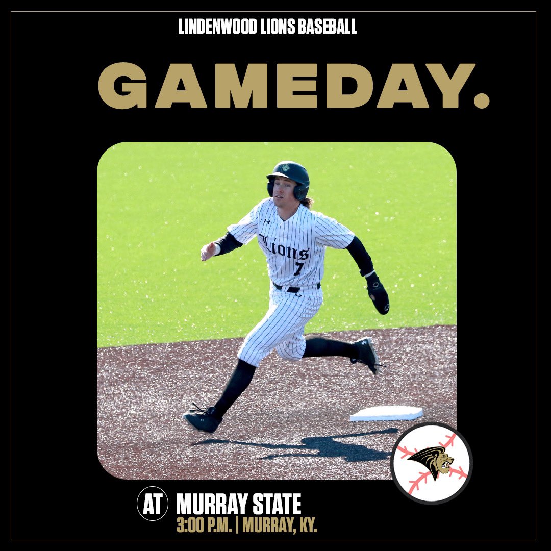 Afternoon baseball today for <a href="/LULIONSBASEBALL/">Lindenwood University Baseball</a> 🦁⚾️ as they take on Murray State at 3️⃣:0️⃣0️⃣ p.m. 

📺 | tinyurl.com/yccdasta
📊 | tinyurl.com/2sm4fsyu

#NewLevel