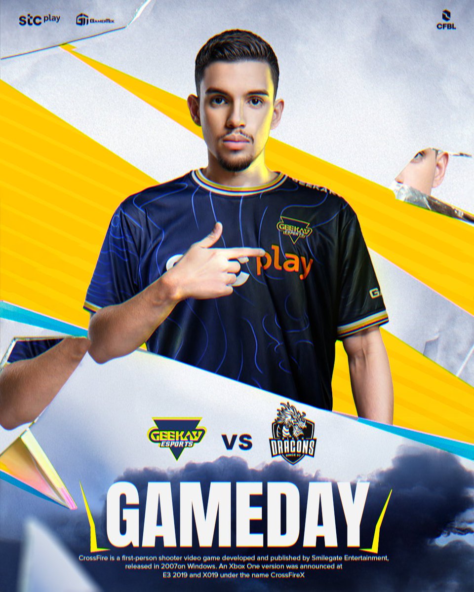 Tonight, we face Black Dragons in the CFBL.🏆

📅 Today | 🕑 2 AM 🇸🇦 | 🕗 8 PM 🇧🇷

Stream link in the comments! 👇

#GK_FTW #Crossfire #CFBL